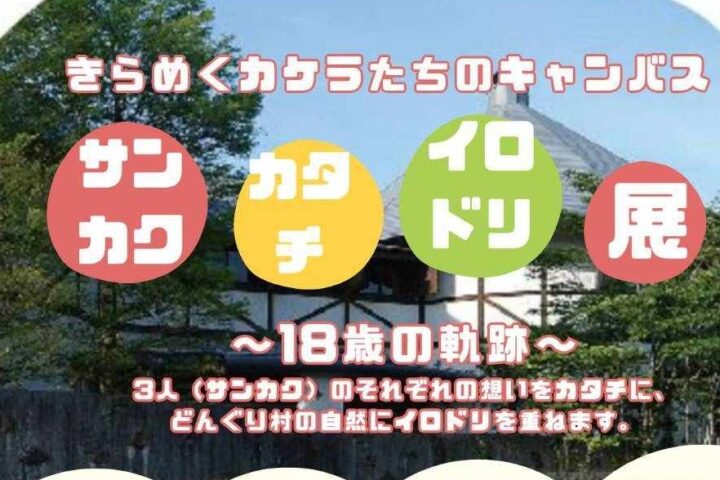 サンカクカタチイロドリ展 ～18歳の軌跡～